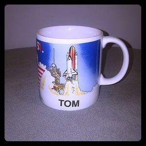 1988 NASA Coffee Mug  name "TOM"